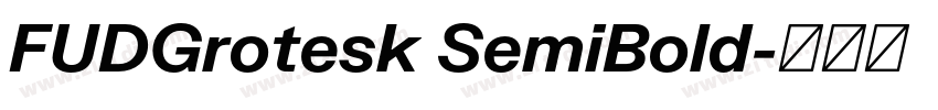 FUDGrotesk SemiBold字体转换 FUDGrotesk SemiBold字体转换